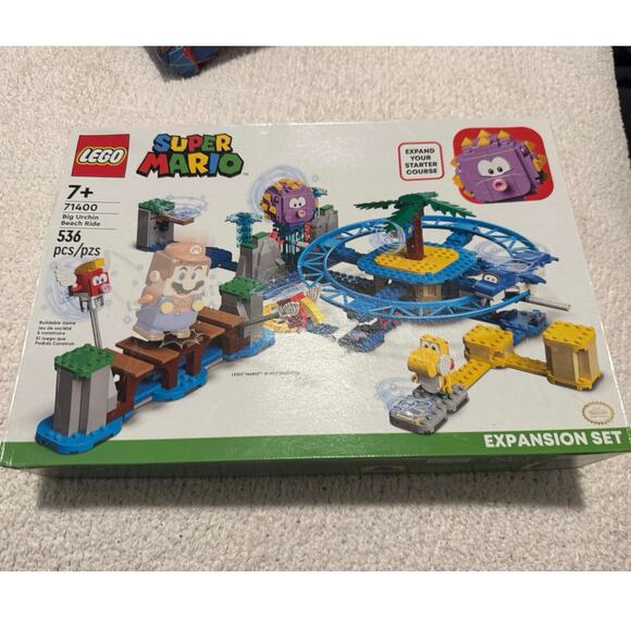 LEGO Super Mario Big Urchin Beach Ride Expansion Set 71400 Building Kit Toy - Picture 1 of 3